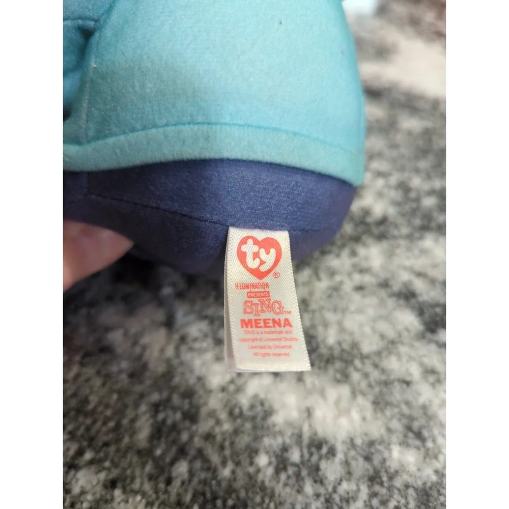 Ty Beanie Meena the Elephant (Movie - Sing) 9